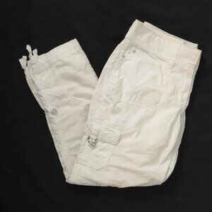 White House Black Market cargo capri pants